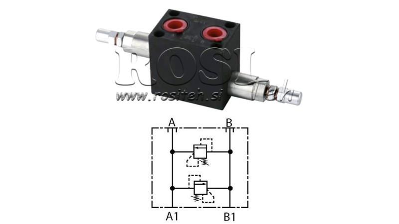 DVOJITÁ BEZPEČNOSŤ PRE YEAT-ZOSTAVU VENTILU (AinB) 315 BAR