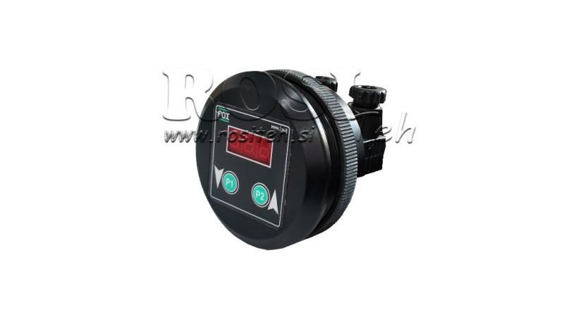 ELEKTRONISK TRYKSWITCH MED MANOMETER KD59 0-400 BAR