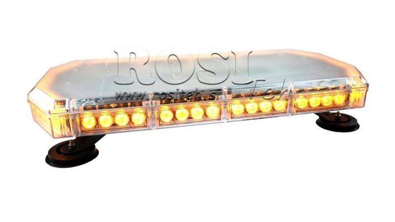 LED MAGNETISK STROBE ROTERENDE LYS 56 LED 156W 12V-24V