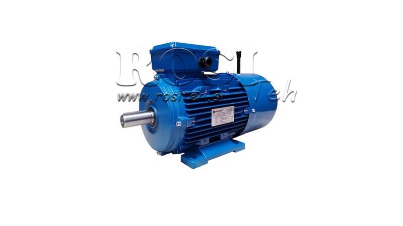 1.5kW-ELEKTRISKAIS Dzinējs AR BREMZI MSH 90L1-4_1400rpm 3Fāzes kājas-B3