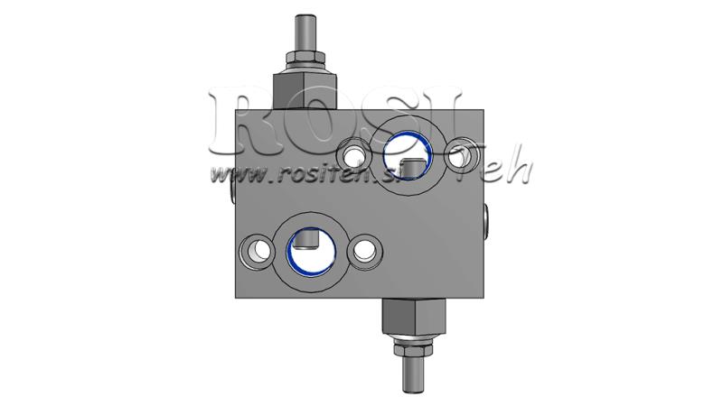 HYDRAULISK TRYCKREGULATOR 10-180 BAR FÖR HYDRAULISK MOTOR MP-MR-MH