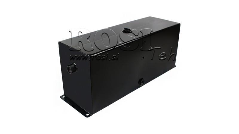 METALLRESERVOAR 25 LITER KUBE 260x170x600mm
