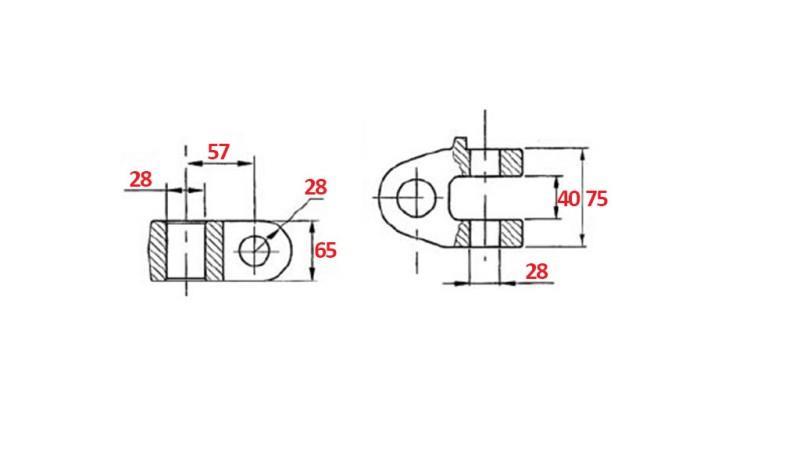 Āķis SPECIĀLS FI28 PULLING DEVICE CAT.3