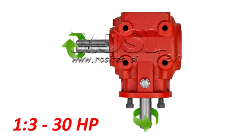 WINKELGETRIEBE T-310J 1:3 (30PS-22kW)