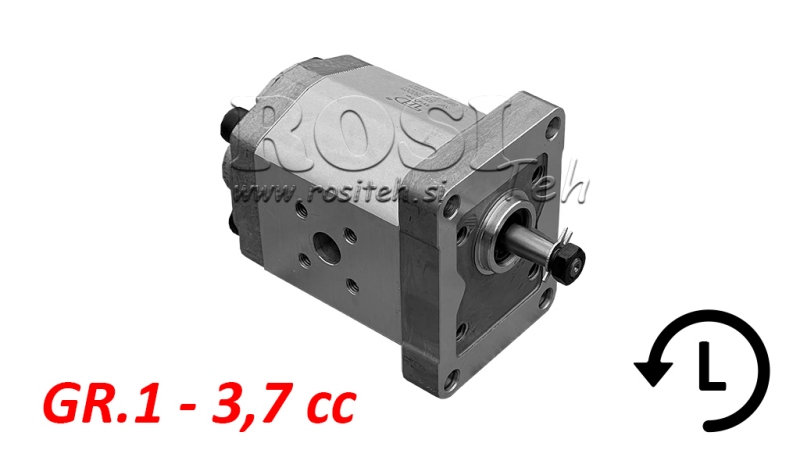 HYDRAULISK PUMPE GR.1 3.7 CC VENSTRE - FLANSER