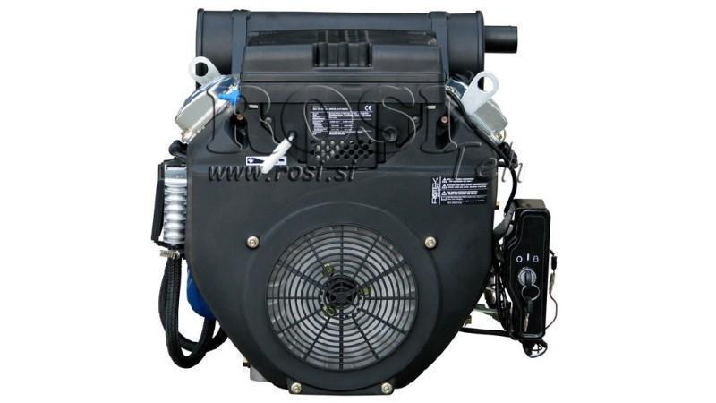 benzīna dzinējs 614cc-14.9kW-3,600 RPM-E-KW25.4x72-elektriskais starts
