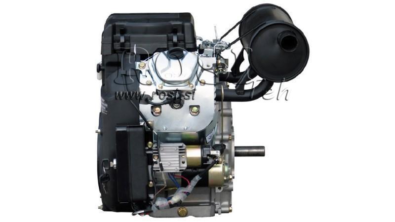 benzīna dzinējs 614cc-14.9kW-3,600 RPM-E-KW25.4x72-elektriskais starts