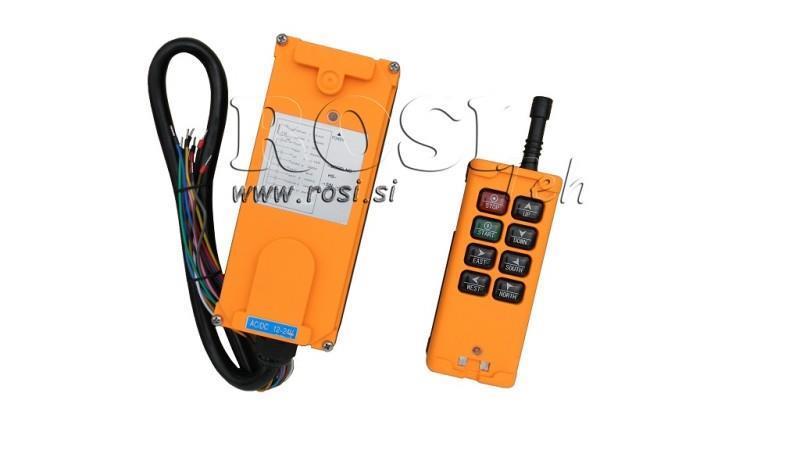 RADIO KONTROLLERIS 6CH - 12/24V