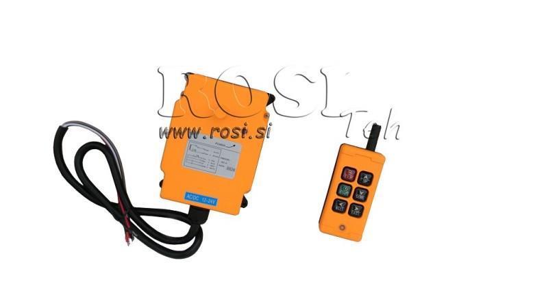 RADIO KONTROLLERIS 4CH - 12/24V