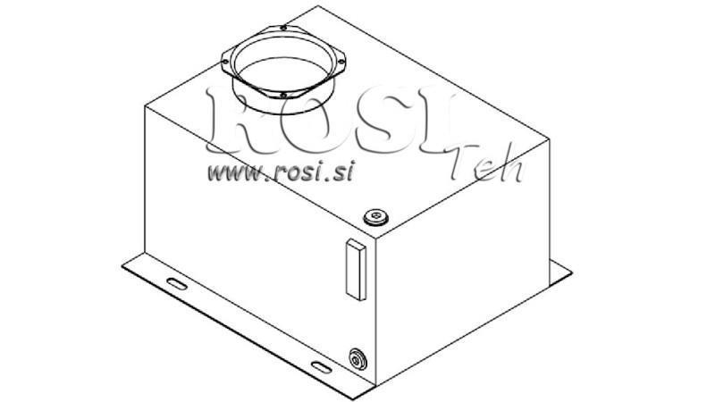 METALL RESERVOAR BOKS PP 30 LITER HORIZONTAL-VERTIKAL