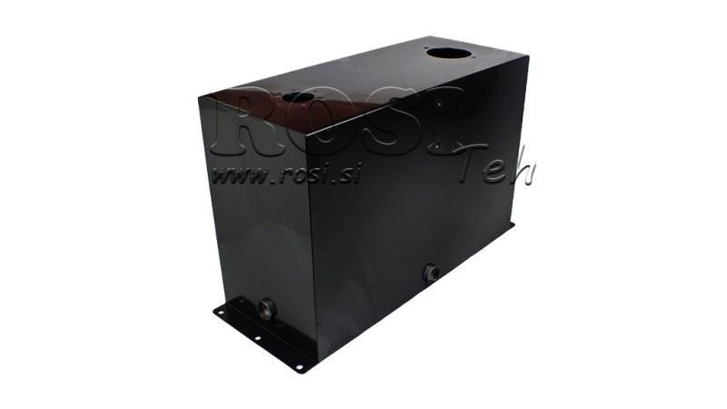 METĀLA TVERTNE 45 LITRI KUBS 400x250x635mm SAGATAVOŠANA ATGRIEŠANAS FILTRAM