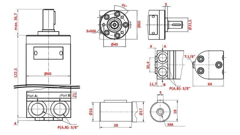 HIDROMOTORS MM 50 -sānu