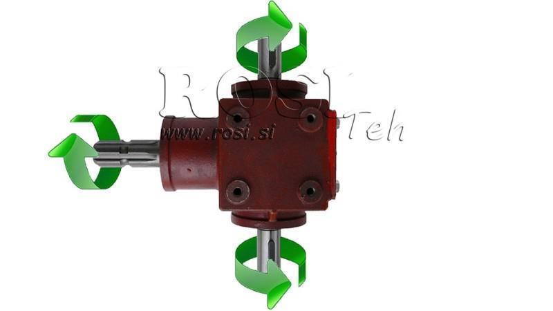 LEŅĢA ZOBU PTO-R20T 1:2 (25HP-18kW)
