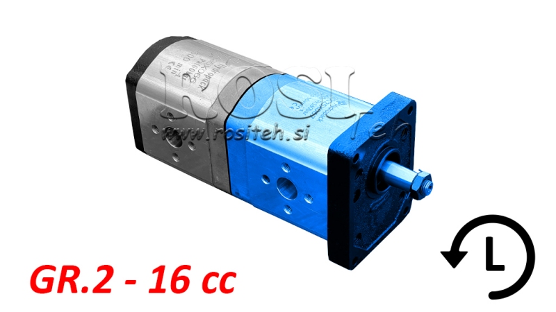 HIDRODINAMISKĀ SŪKŅA 20A16X067 PRIEKŠĀ GR.2 16 CC PA Kreiso