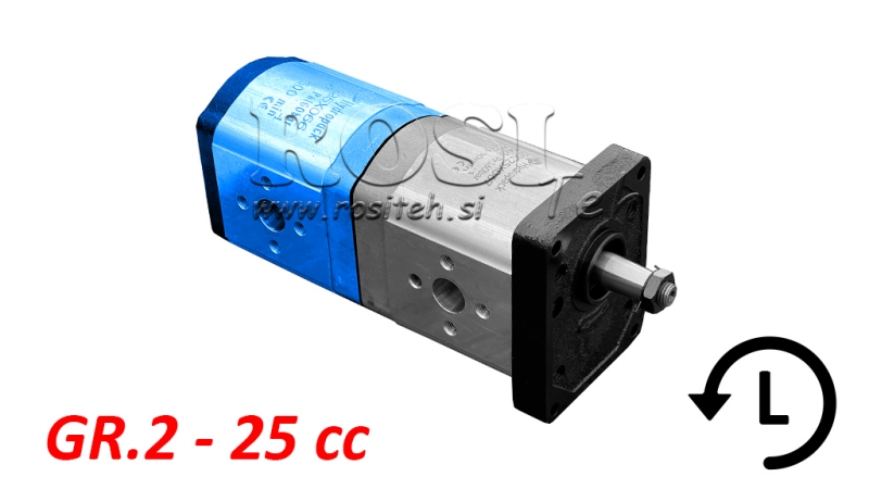 HIDRAULISKĀ SŪKŅA 20A25X066 AIZMUGURĒ GR.2 25 CC KREISĀ