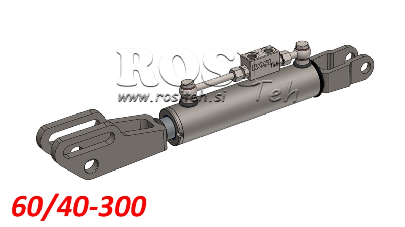 2TON. HYDRAULISK TOPPLENKE FORK 60/40-300 (650MM-950MM)