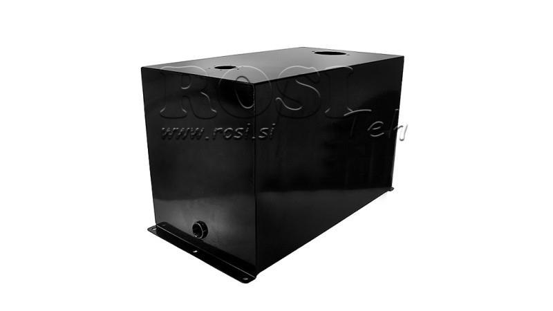 KOVOVÁ NÁDRŽ 75 LITROV KOCKA 400x355x653mm PRÍPRAVA NA NÁVRATOVÝ FILTER