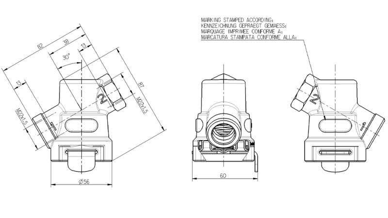 LUFTFILTER FOR LINEÆR VENTIL M22X1.5 FOR BREMSYSTEM