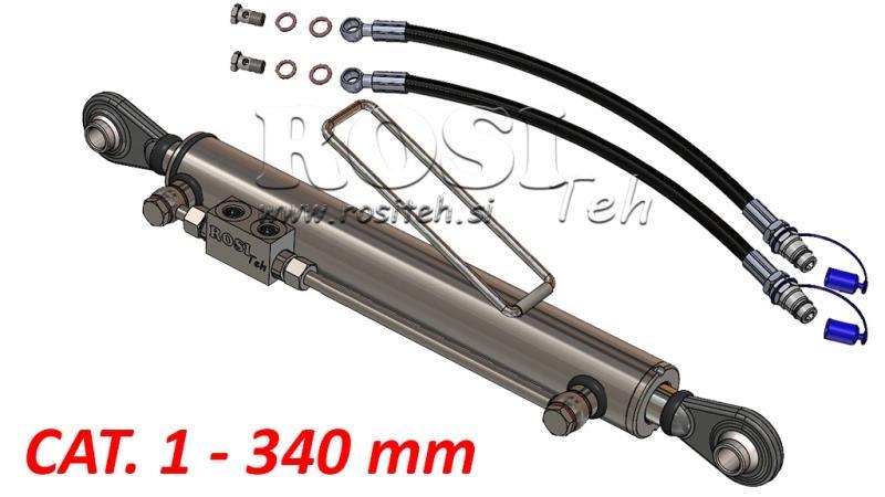 HIDRAULISKĀ CENTRĀLĀ ATSAITE STANDARD - CAT. 1 - 50/30-340 (20-55 HP) (19,2/19,2 mm)