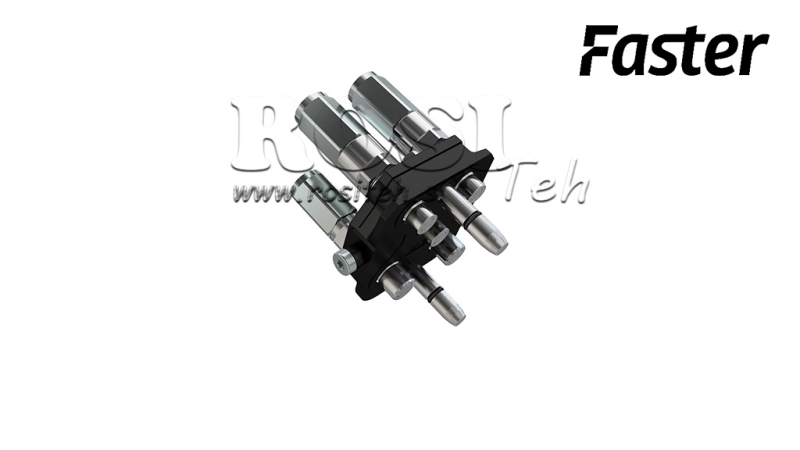MULTI-FASTER SAVIENOJUMS 5CEĻU BSP 3×1/4 2×3/8 MOBILĀ DAĻA