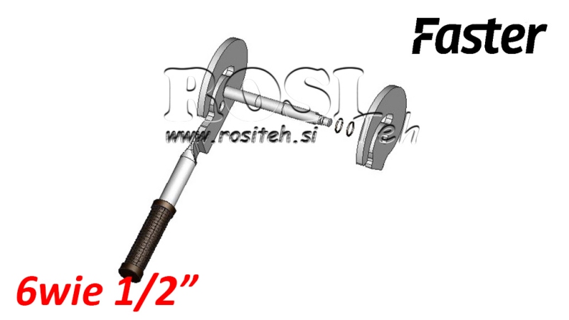 SVIRA MULTI-FASTER 6CEĻIEM 1/2 FIKSĀ DAĻA