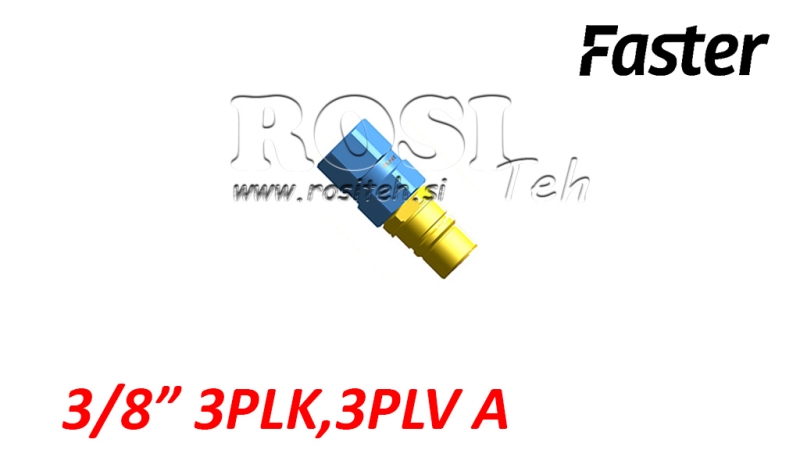 VĪRIEŠU ĀTRAIS SAVIENOJUMS MULTI-FASTER 3/8 3PLK 3PLV A MOBILĀ DAĻA