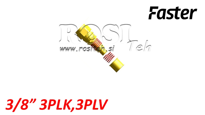 SIEVIEŠU ĀTRAIS SAVIENOJUMS MULTI-FASTER 3/8 3PLK 3PLV FIKSĀ DAĻA