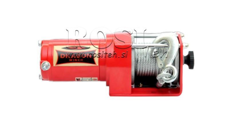 12 V ELEKTRISKĀ WINCH DWM 2500 ST - 1133 kg