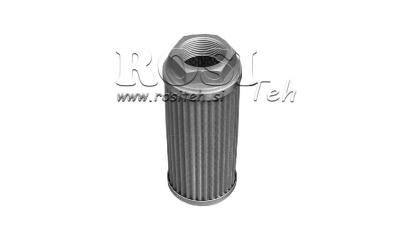 HYDRAULISK SUKSEFILTER METALL 1 1/2 - 90 LIT
