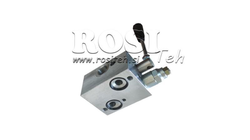 MANUÁLNY VENTIL PRE HYDROMOTOR MP-MR-MH OTVORENÉ CENTRUM - 50lit