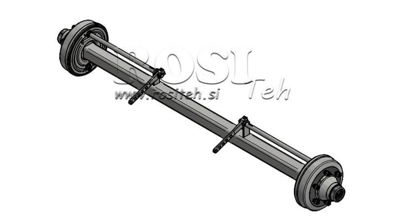 ASS TRAILER 7200 kg AR BREMZEM (2000 mm)