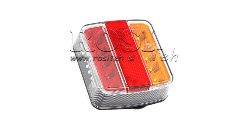 LED AIZMUGURES GAIŠA PAKALPUSĒM KOPĀ 4 FUNKCIJAS 12V