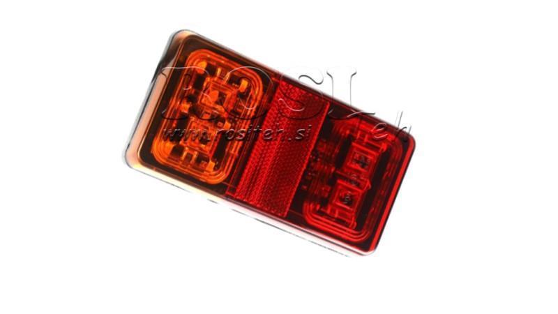 LED AIZMUGURES GAIŠA 3 FUNKCIJAS 12V-24V KOMBINĒTA