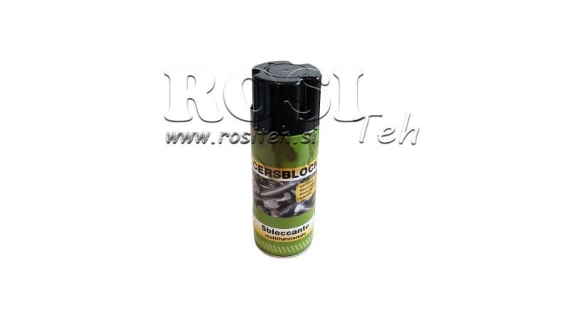 SMØREMIDDEL FOR UTVIKLING AV GJENGER RUST I SPRAY 400ml