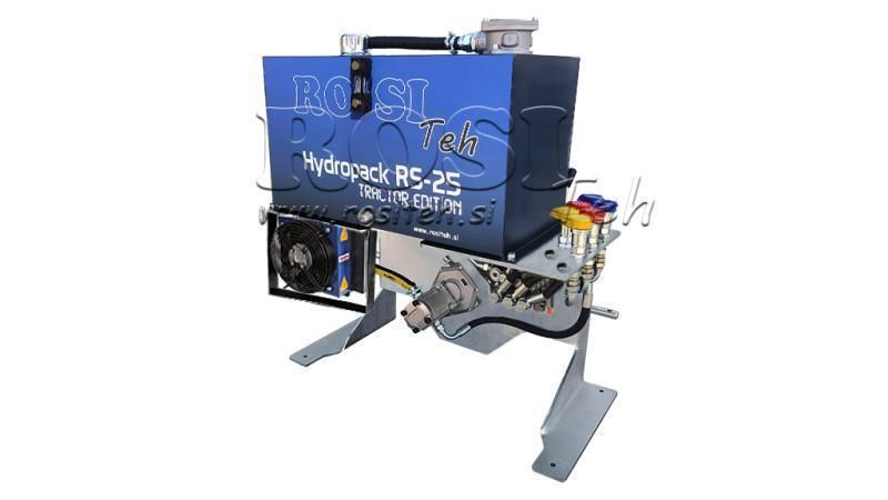 HYDRAULICKÝ AGREGÁT TRAKTORA KAPACITA 100lit TOK 53lit/min 3XP80 - S CHLADIČOM OLEJA