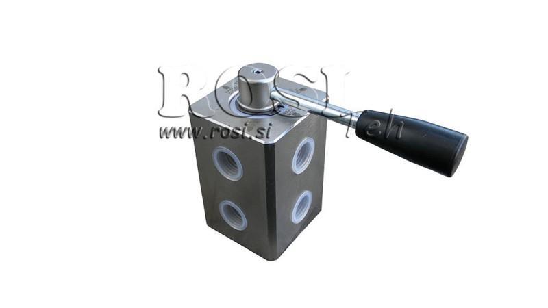 Rokas 6-veidu vārsts DF 1/2 - 60lit - ECO