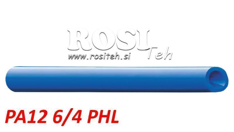 PA 6/4 PA12PHL ZILS Gaisa CAURULE POLIAMĪDS DIN73378