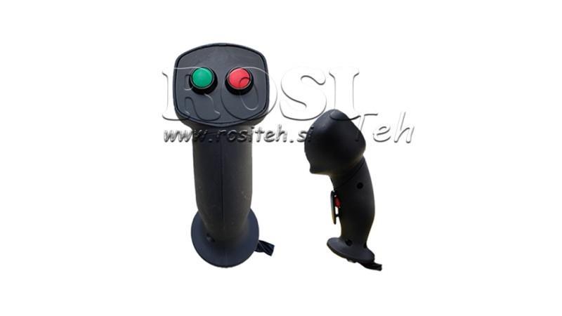 ATTĀLINĀTĀ KONTROLE ROZĪ JOYSTICK - 2 POGAS