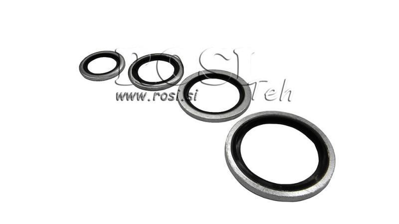 UZLIEKAMĀS GUMIJAS BLĪVES 1/4'' - 13.70x20.70 mm