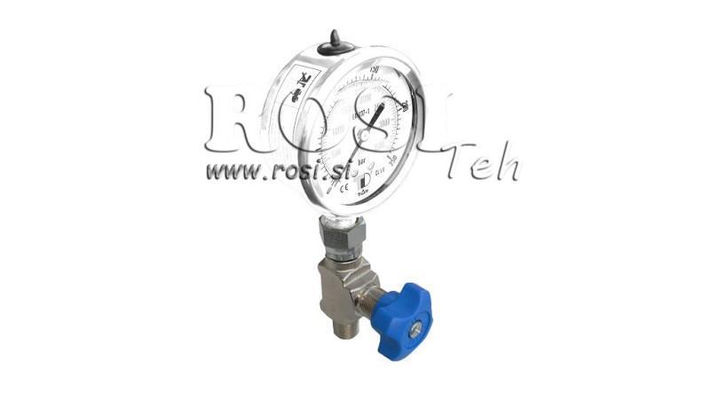 HYDRAULISK VENTIL FOR MANOMETER