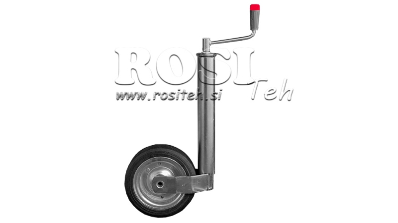 VĪTŅOTAIS ATBALSTA KĀJA AR RITEŅIEM PAKĀPES 250MM 400KG