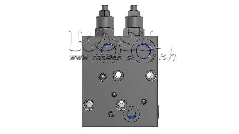 VENTIL FOR HYDRAULISK BREMSE AV HYDRAULISK MOTOR KPBR-250/1/D