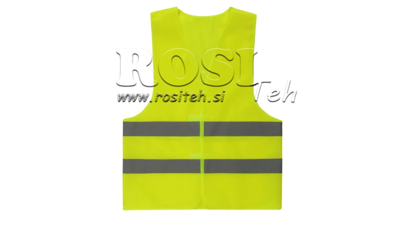 ATSPULGOJOŠA VESTE AUGSTA REDZAMĪBA ORANŽA/DZELTENA
