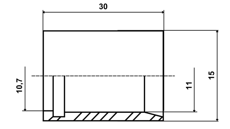 KLOM FÖR PTFE-SLANG SAE100 DN6 (1/4