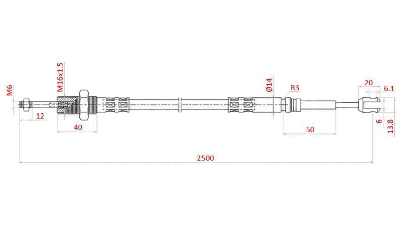 AUSTI L=2500 - dakšas