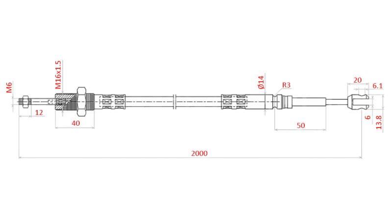 PAVEDIENIS L=2000 - dakšas