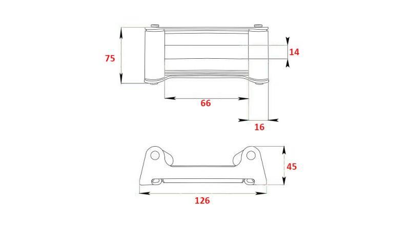 RULLEGUIDE FOR STÅL KABEL DWM 2000-2500