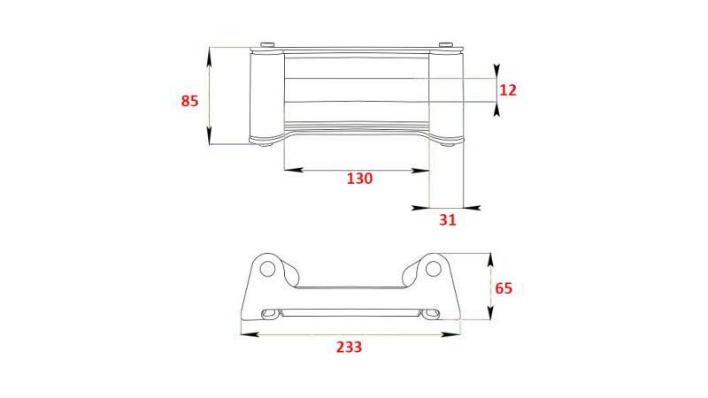 RULLENDE GUIDE FOR STÅL KABEL DWM 8000