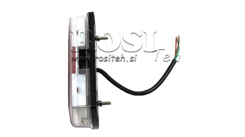 LED ZADNÍ SVĚTLO KOMBINOVANÉ 12/24V PRAVÉ