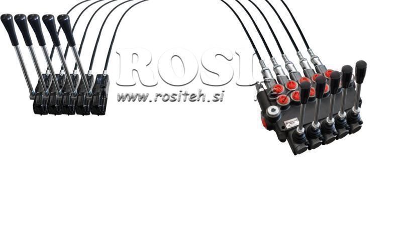JOYSTICK DIVAS ROKAS 2.5 m. HIDRAULISKAIS VĀRSTS 5xP40 litri